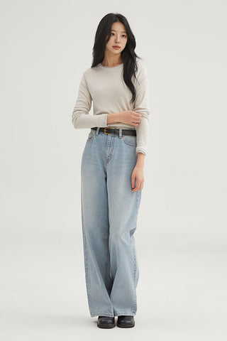 Women Long Sleeve Slim Fit Tee