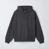 SPAO Men Long Sleeve Hooded Pullover SPMHE4TC01 Melange Grey