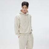 SPAO Men Long Sleeve Overfit Hoodie SPMHF12C01 L/Beige