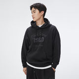 SPAO Men Long Sleeve Graphic Hoodie SPMHF12C51 Black