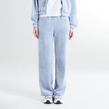 SPAO Women Corduroy Wide Band Pants SPMTE4TG31 Powder Blue