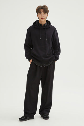 Men One Tuck Wide Sweatpants