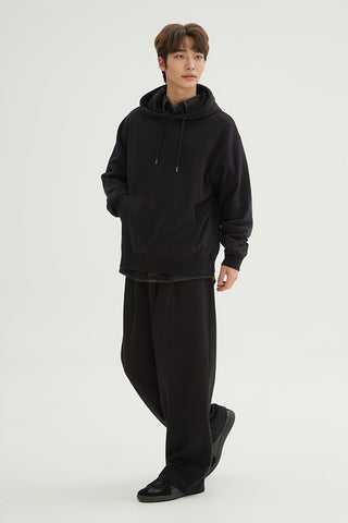 Men One Tuck Wide Sweatpants