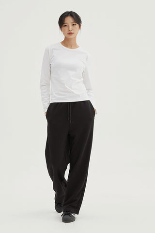Women French Terry Wide Sweatpants