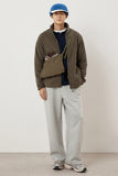 Men French Terry Wide Sweatpants