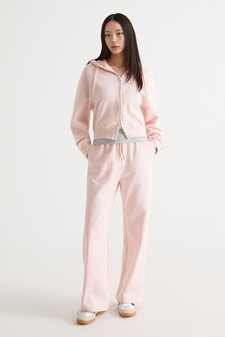 Women Soft Cotton Wide Sweatpants