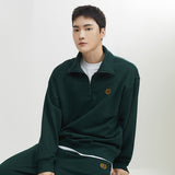 SPAO Men Long Sleeve Embroidery Knit  SPMWD49C11