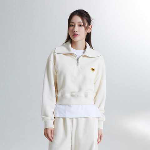 SPAO Women Long Sleeve Embroidery Sweat Shirt SPMWD49G01