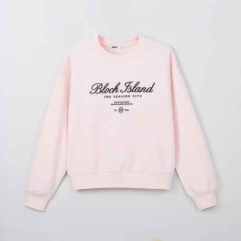 SPAO Women Long Sleeve Crop Pullover SPMWF11G51 L/Pink