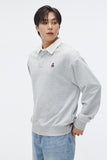 SPAO Men Long Sleeve Woodie Pullover SPMWF12C51 Grey