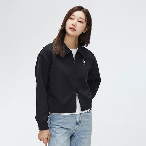 SPAO Women Long Sleeve Woody Crop Knit SPMWF12G51 Black