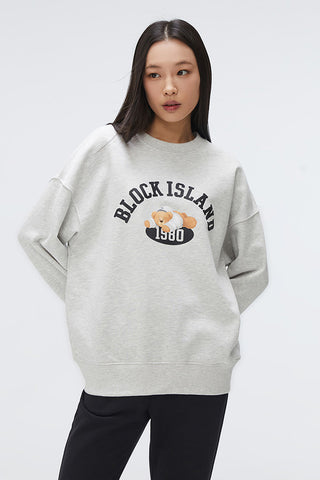 Women Long Sleeve Woodie Sweatshirt