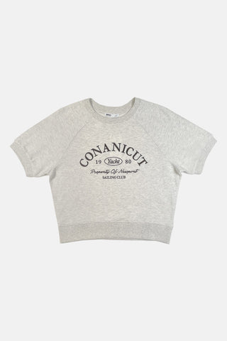 Women Short Sleeve Seaside Knit Tee