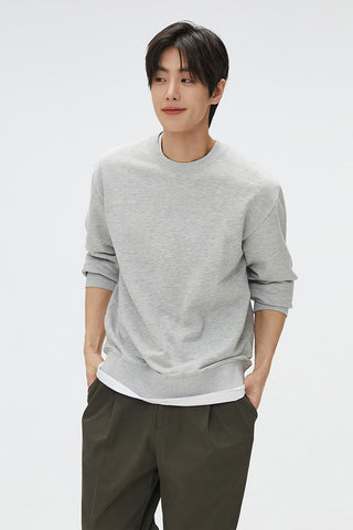 Men Long Sleeve Regular Fit Sweatshirt