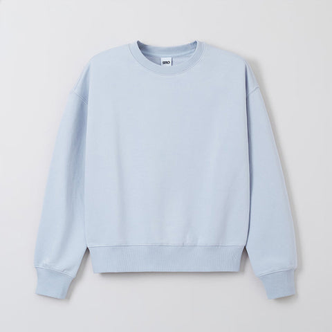 SPAO Women Long Sleeve Basic Pullover SPMWFA9G11 L/Blue