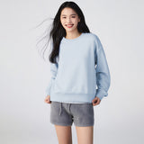 SPAO Women Long Sleeve Basic Pullover SPMWFA9G11 L/Blue