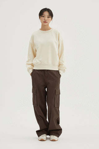 Women Long Sleeve Basic Pullover