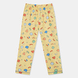 SPAO Unisex Long Sleeve NCT Candy Pyjamas SPPPD23U08 Yellow