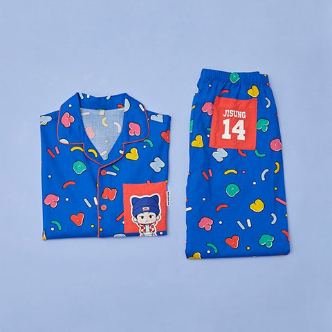 SPAO Unisex Long Sleeve NCT Candy Pyjamas SPPPD23U08 Blue