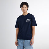 SPAO Men Short Sleeve Athletic Tee SPRPE24C61 Navy