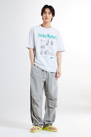 SPAO Men Short Sleeve Friday Market Tee