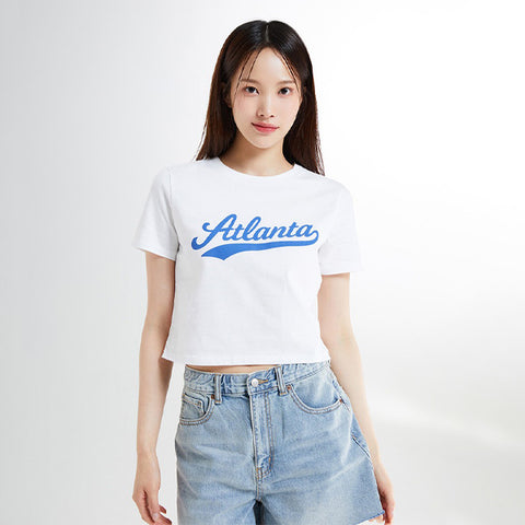 SPAO Women Short Sleeve Raglan Crop Tee SPRPE37G64 White