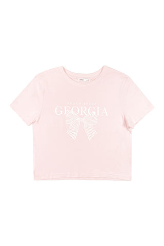 SPAO Women Short Sleeve Ribbon Tee