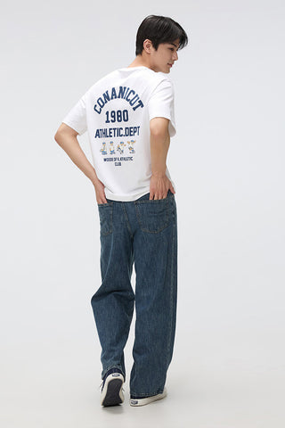 Men Short Sleeve Conanicut Woodie Tee - White