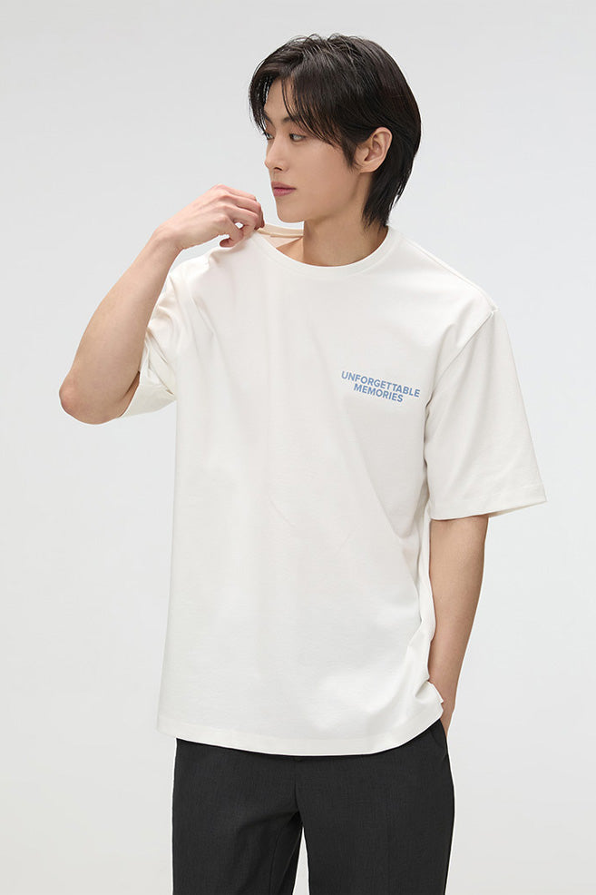 ●SPAO● Milano Cotton Modern Graphic Short Sleeve T-shirt S Men Short Sleeve Milano Graphic Tee – SPAO MY