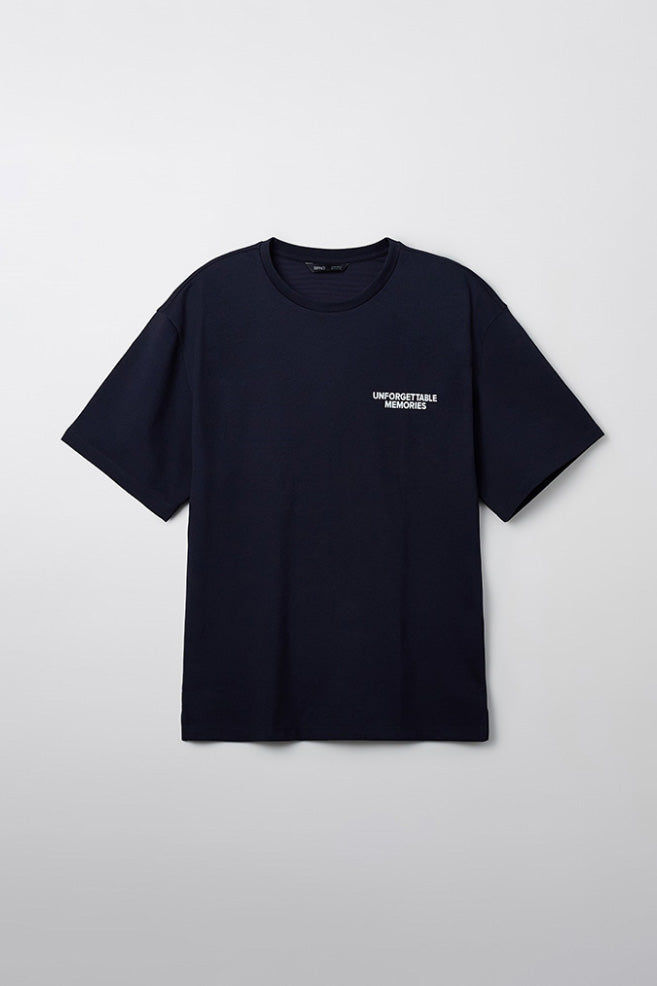 ●SPAO● Milano Cotton Modern Graphic Short Sleeve T-shirt S SPAO Modern Lettering Short Sleeve Tee Shirt | Graphic Tees