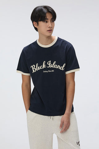 Men Short Sleeve Ringer Tee