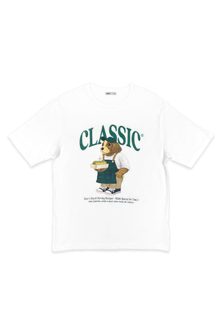 Men Short Sleeve Tony Hotdog Graphic Tee
