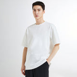 SPAO Men Short Sleeve Loose Fit Tee SPRWE24M03 White