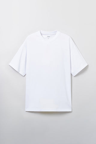 SPAO Men Short Sleeve Loose Fit Tee - White