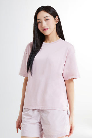 Women Short Sleeve Cool Cotton Oversized Tee