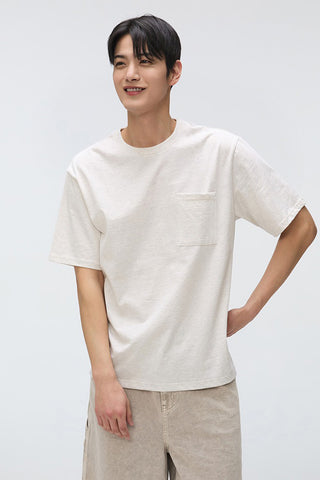 SPAO Men Short Sleeve Overfit Pocket Tee