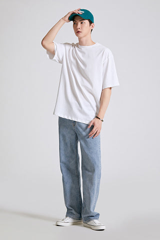 Men 2 Pack Short Sleeve Loose Fit Tees