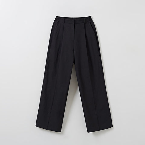 SPAO Women Wide Pants SPTAE24W05 Black