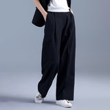 SPAO Women Wide Pants SPTAE24W05 Black