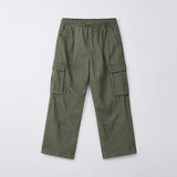 SPAO Men Cargo Wide Pants SPTCE4VC05 Khaki