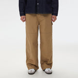 SPAO Men Carpenter Wide Pants SPTCF23C02 Black