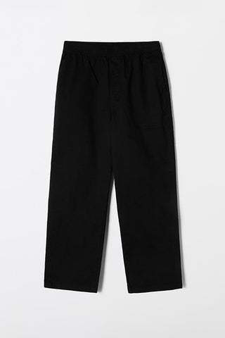 Men Tapered Banding Pants - Black