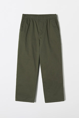 Men Tapered Banding Pants - Khaki