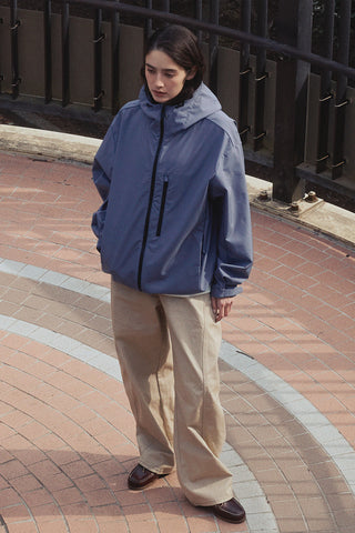 Men Curved Balloon Wide Pants