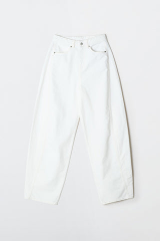 Women Cotton Twill Balloon Wide Pants