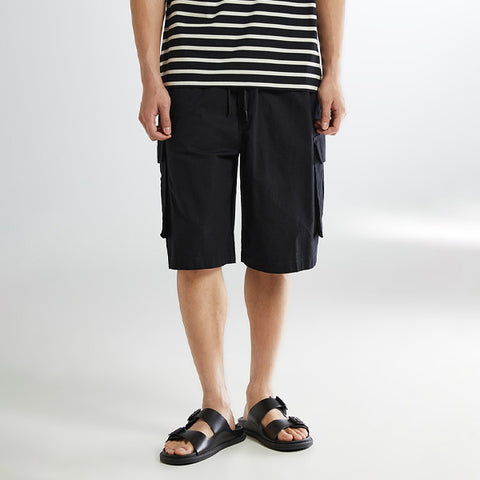 SPAO Men Cargo Shorts SPTHE26C01 Black