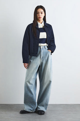 Women Balloon Wide Jeans - Indigo