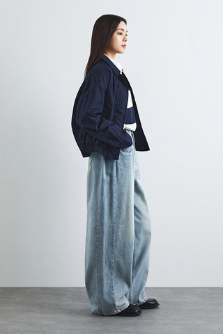 Women Balloon Wide Jeans - Indigo