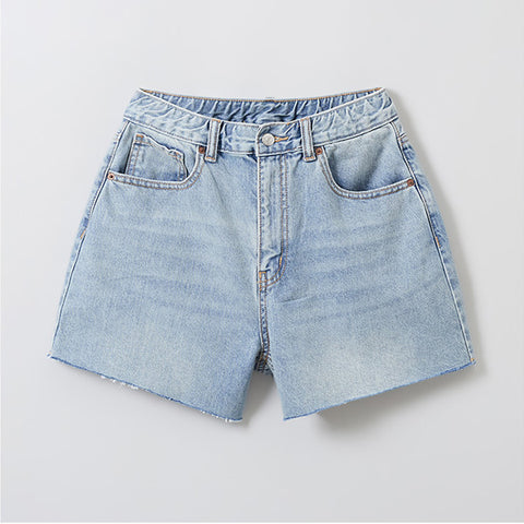 SPAO Women Denim Shorts SPTNE37G01 Light Indigo