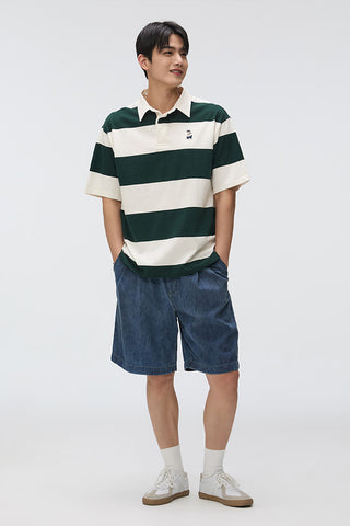 Men Banded Shorts - Indigo
